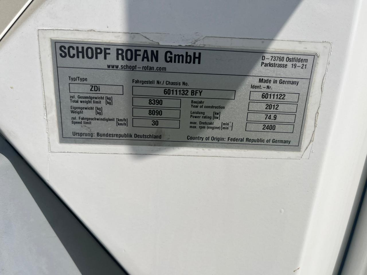 Schopf Rofan ZDi Diesel Tractor 8Tons - Pushbacktraktor: bild 4 Schopf Rofan ZDi Diesel Tractor 8Tons - Pushbacktraktor: bild 4