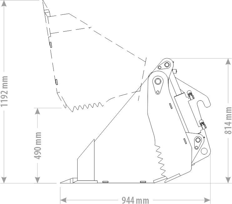 Klappschaufel 4 in 1 Schaufel Radlader Kramer Cat Liebherr Euro - Lastarskopa: bild 2 Klappschaufel 4 in 1 Schaufel Radlader Kramer Cat Liebherr Euro - Lastarskopa: bild 2