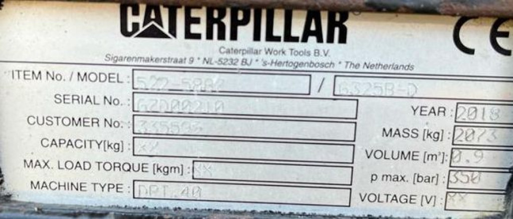 CATERPILLAR CATERPILLAR Sortiergreifer Anbaugeräte/Baumaschinen 325 B/D Sortiergreifer 900Ltr. für Maschine 25-50to - Gripklo för Byggmaskiner: bild 3 CATERPILLAR CATERPILLAR Sortiergreifer Anbaugeräte/Baumaschinen 325 B/D Sortiergreifer 900Ltr. für Maschine 25-50to - Gripklo för Byggmaskiner: bild 3