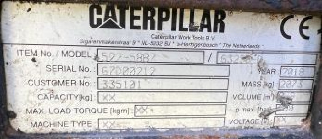 CATERPILLAR Sortiergreifer 325 B D Anbaugeräte Baumaschinen Sortiergreifer 900Ltr. für Maschine 25-50to - Gripklo för Byggmaskiner: bild 2 CATERPILLAR Sortiergreifer 325 B D Anbaugeräte Baumaschinen Sortiergreifer 900Ltr. für Maschine 25-50to - Gripklo för Byggmaskiner: bild 2