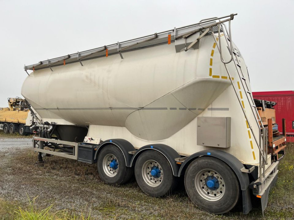 FELDBINDER Silo für Staub und Rieselgüter EUT 40.3 Auflieger Zement 40m³, Lenkachse - Bulktrailer: bild 3 FELDBINDER Silo für Staub und Rieselgüter EUT 40.3 Auflieger Zement 40m³, Lenkachse - Bulktrailer: bild 3