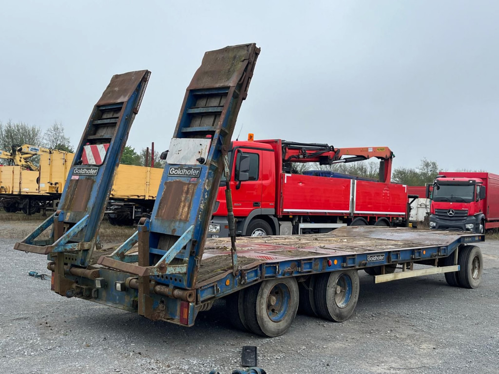 GOLDHOFER Tieflader TU 3-24 80 Tiefladeranhänger Rampen - Låg lastare trailer: bild 4 GOLDHOFER Tieflader TU 3-24 80 Tiefladeranhänger Rampen - Låg lastare trailer: bild 4