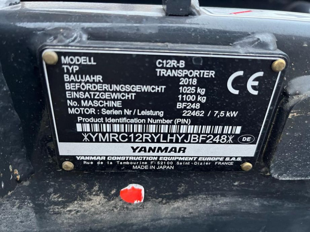 YANMAR Kettendumper C 12 R Baumaschine Kettendumper - Banddumper: bild 3 YANMAR Kettendumper C 12 R Baumaschine Kettendumper - Banddumper: bild 3