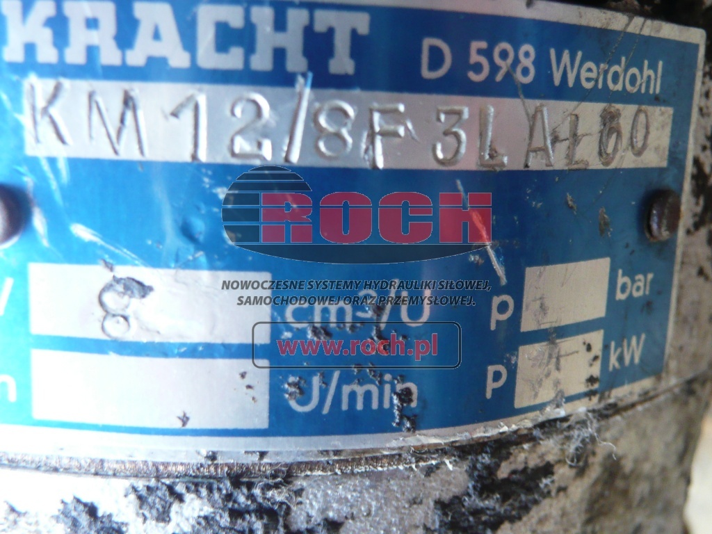 KRACHT KM12/8 F3LAL00 + D3D10D1A085 - Hydraulmotor: bild 2 KRACHT KM12/8 F3LAL00 + D3D10D1A085 - Hydraulmotor: bild 2