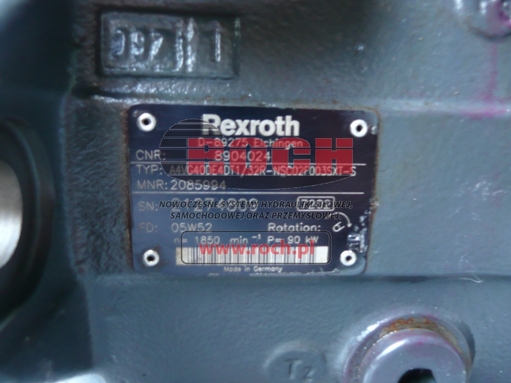 REXROTH A4VG40DE4DT1/32R-NSC02F003SXT-S 2085994 8904024 - Hydraulpump: bild 2 REXROTH A4VG40DE4DT1/32R-NSC02F003SXT-S 2085994 8904024 - Hydraulpump: bild 2