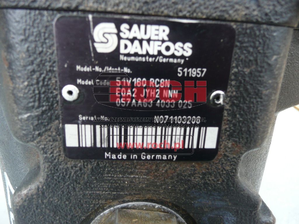 SAUER 51V160RC8N EQA2JYH2NNN 057AAG34033025 511957 - Hydraulmotor: bild 2 SAUER 51V160RC8N EQA2JYH2NNN 057AAG34033025 511957 - Hydraulmotor: bild 2