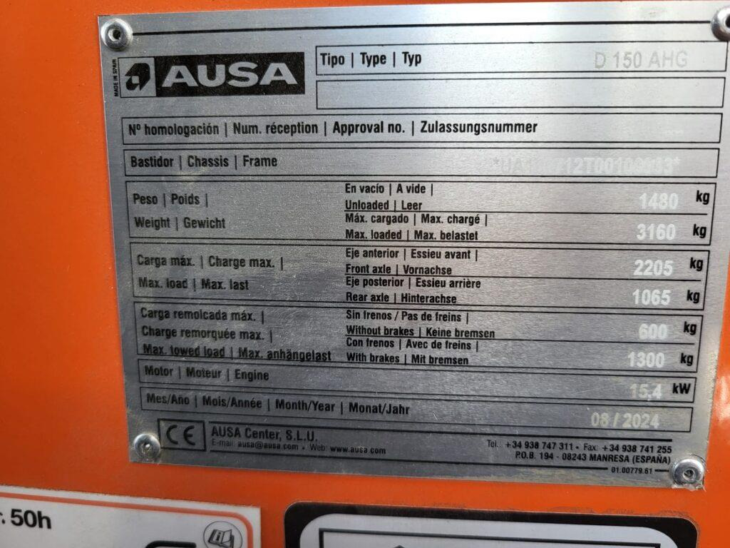 Minitippbil Ausa D150AHG: bild 9 Minitippbil Ausa D150AHG: bild 9