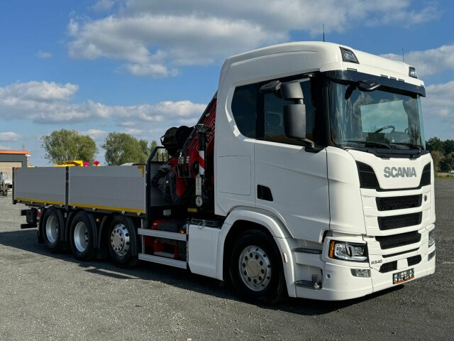 Scania R540 8x2/4 Pritsche mit Kran FASSI F365 - Kranbil, Flakbil: bild 1 Scania R540 8x2/4 Pritsche mit Kran FASSI F365 - Kranbil, Flakbil: bild 1