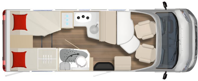 Bürstner B66 690 TD Funktionsdoppelboden - Halvintegrerad husbil: bild 2 Bürstner B66 690 TD Funktionsdoppelboden - Halvintegrerad husbil: bild 2