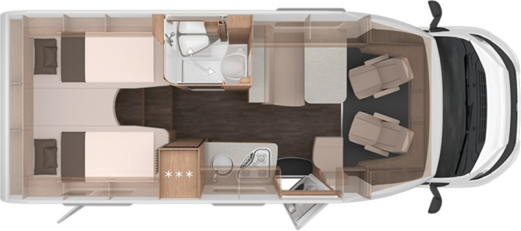 Knaus L!VE TI 650 MEG Platinum Selection Voll-LED -Fro - Halvintegrerad husbil: bild 2 Knaus L!VE TI 650 MEG Platinum Selection Voll-LED -Fro - Halvintegrerad husbil: bild 2