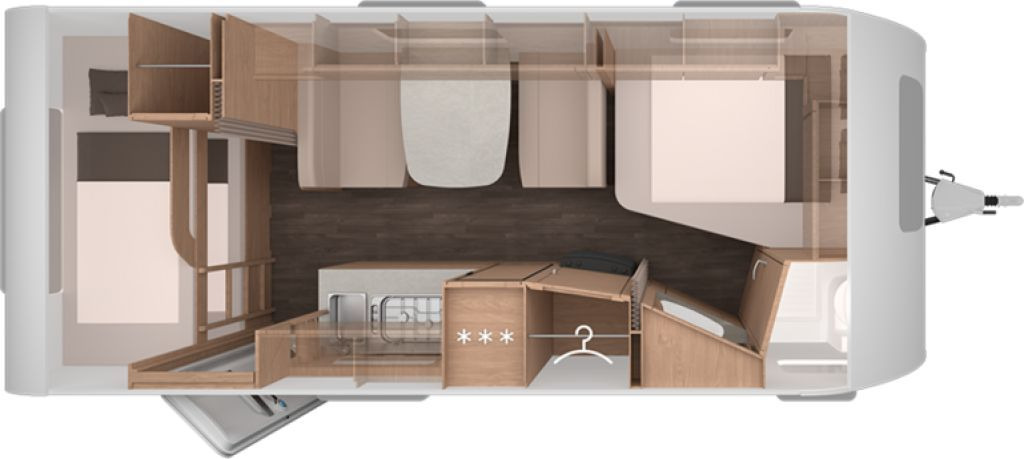 Knaus Sport 540 FDK Gas Paket - Husvagn: bild 2 Knaus Sport 540 FDK Gas Paket - Husvagn: bild 2
