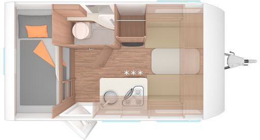 Weinsberg CaraOne 400 LK Auflastung 1200 kg - Husvagn: bild 2 Weinsberg CaraOne 400 LK Auflastung 1200 kg - Husvagn: bild 2