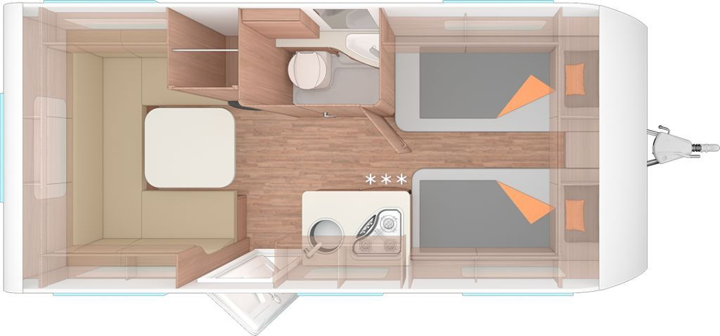 Weinsberg CaraOne 480 EU Auflastung 1500 kg - Husvagn: bild 2 Weinsberg CaraOne 480 EU Auflastung 1500 kg - Husvagn: bild 2