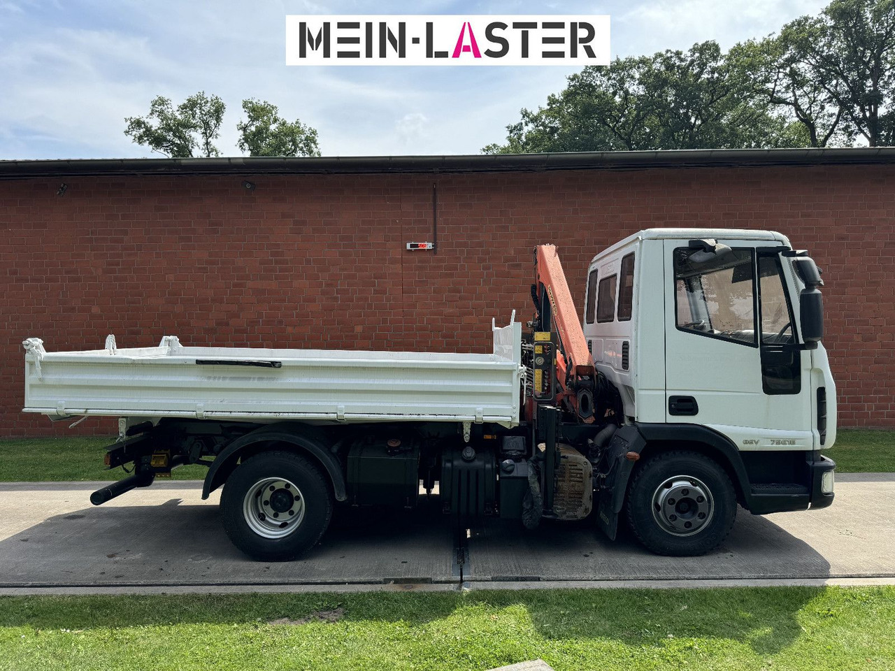 Iveco ML75E16 3 S-Kipper Kran PK 9,4m-550 kg Greifer - Transportbil med tippflak: bild 5 Iveco ML75E16 3 S-Kipper Kran PK 9,4m-550 kg Greifer - Transportbil med tippflak: bild 5