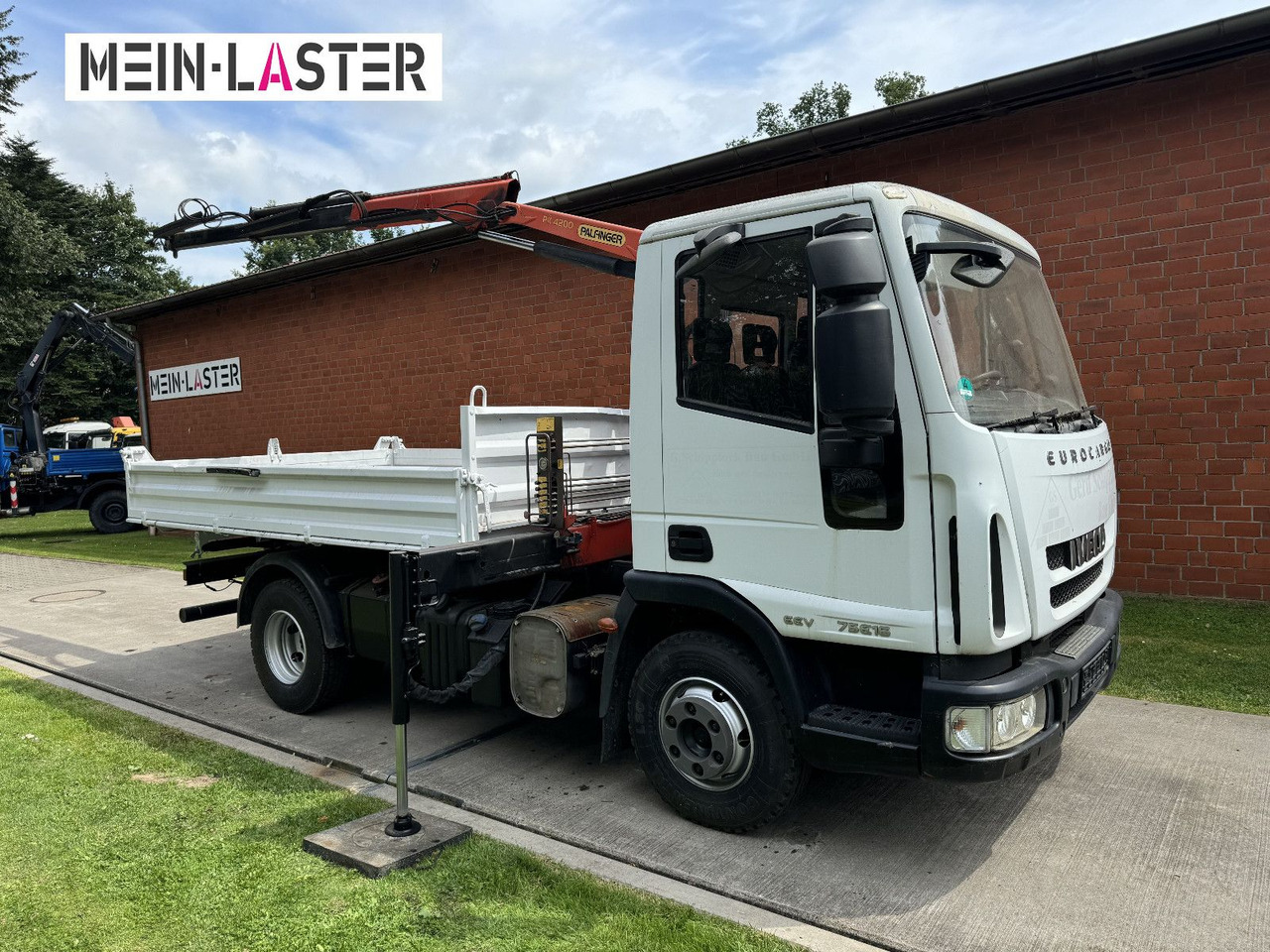 Iveco ML75E16 3 S-Kipper Kran PK 9,4m-550 kg Greifer - Transportbil med tippflak: bild 2 Iveco ML75E16 3 S-Kipper Kran PK 9,4m-550 kg Greifer - Transportbil med tippflak: bild 2