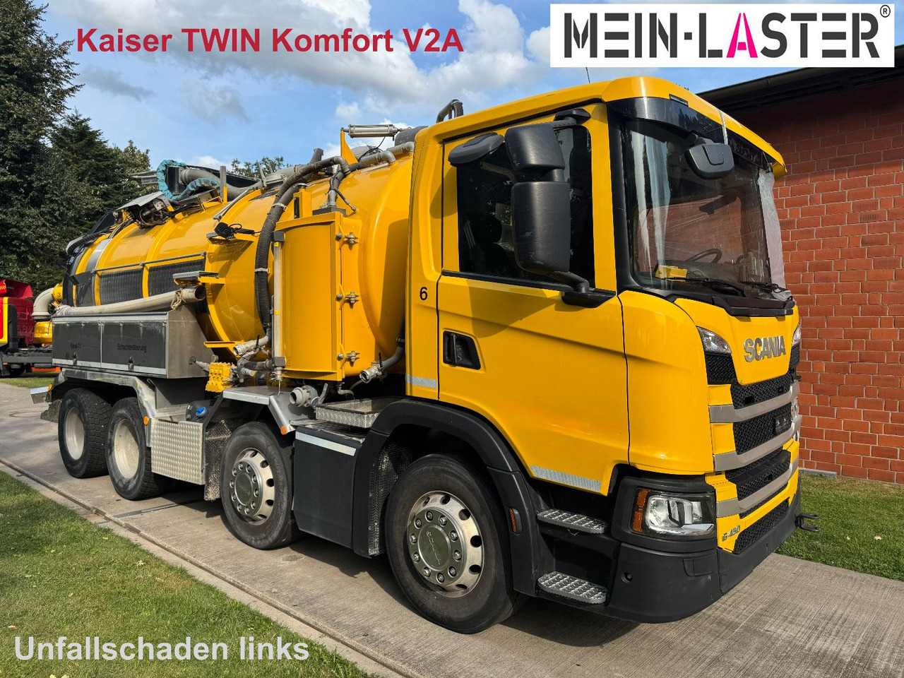 Scania G 450 8x4 Kaiser Twister Komfort V2A Funk - Sugbil: bild 1 Scania G 450 8x4 Kaiser Twister Komfort V2A Funk - Sugbil: bild 1