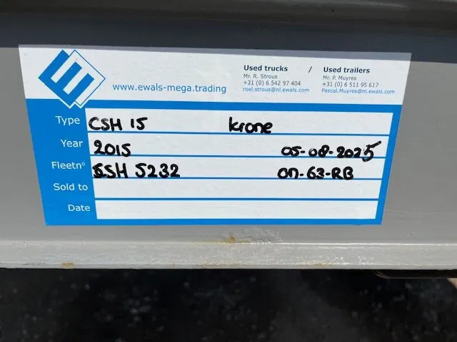 Krone 5x 2015 MEGA P400 HUCKEPACK FLAT - Flaktrailer: bild 2 Krone 5x 2015 MEGA P400 HUCKEPACK FLAT - Flaktrailer: bild 2