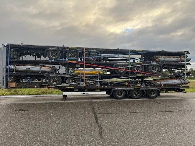 Krone last available 2015 XL P400 mega huckepack curtain sided trailer stack - Skåp semitrailer: bild 5 Krone last available 2015 XL P400 mega huckepack curtain sided trailer stack - Skåp semitrailer: bild 5