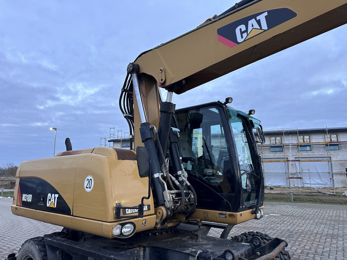 Grävmaskin på däck CATERPILLAR M 318 D full Hydr. Top Zustand German machine !: bild 15 Grävmaskin på däck CATERPILLAR M 318 D full Hydr. Top Zustand German machine !: bild 15