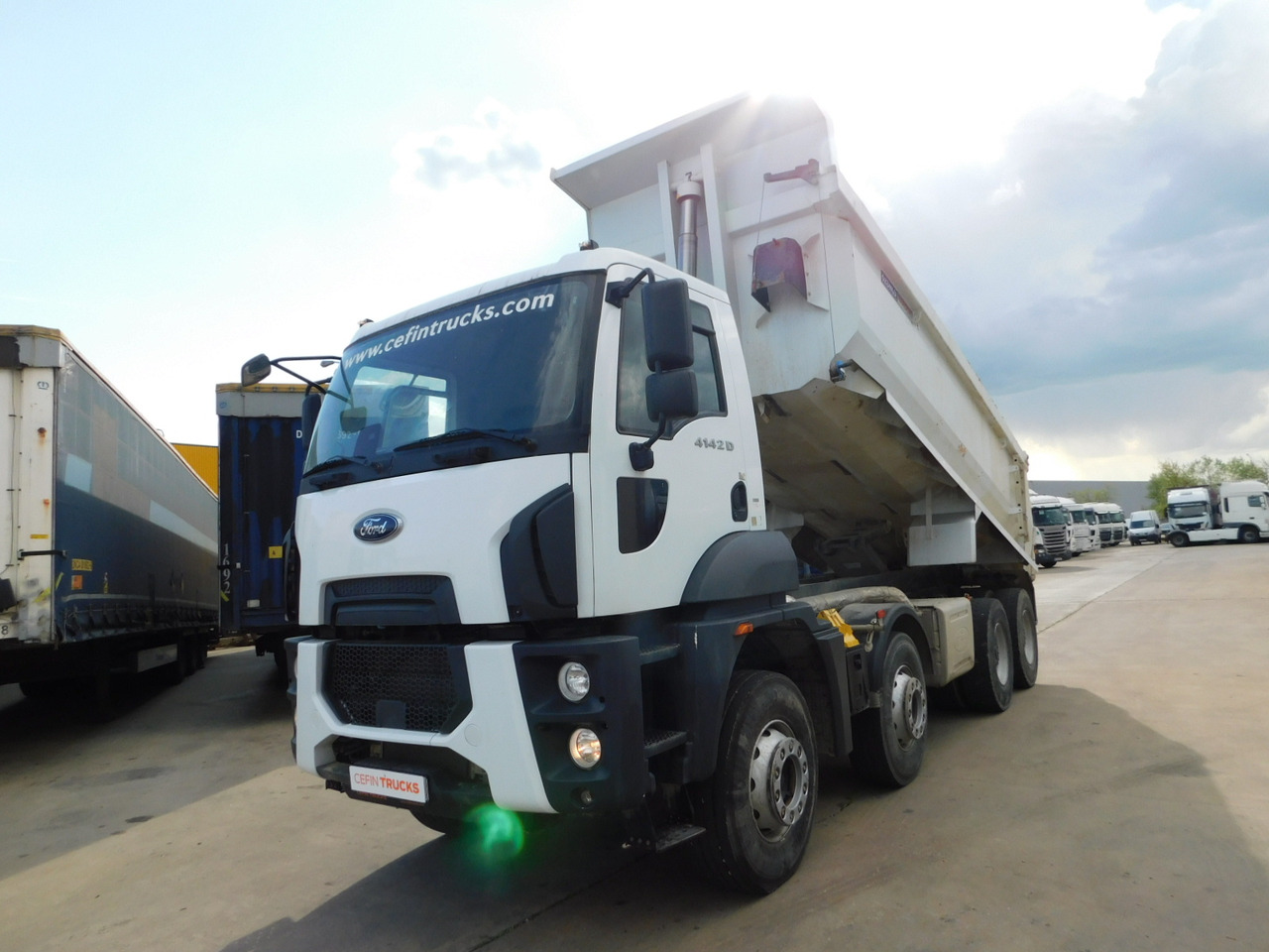 Tippbil lastbil Ford 4142d 8x4 dcab e6 16s223: bild 1