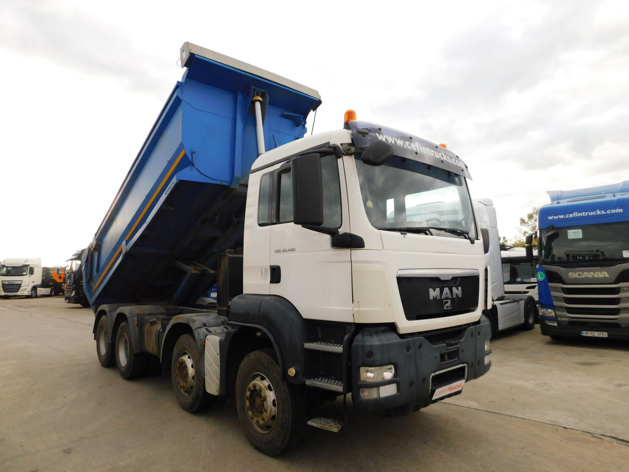 Man Tgs 35480 - Tippbil lastbil: bild 2 Man Tgs 35480 - Tippbil lastbil: bild 2