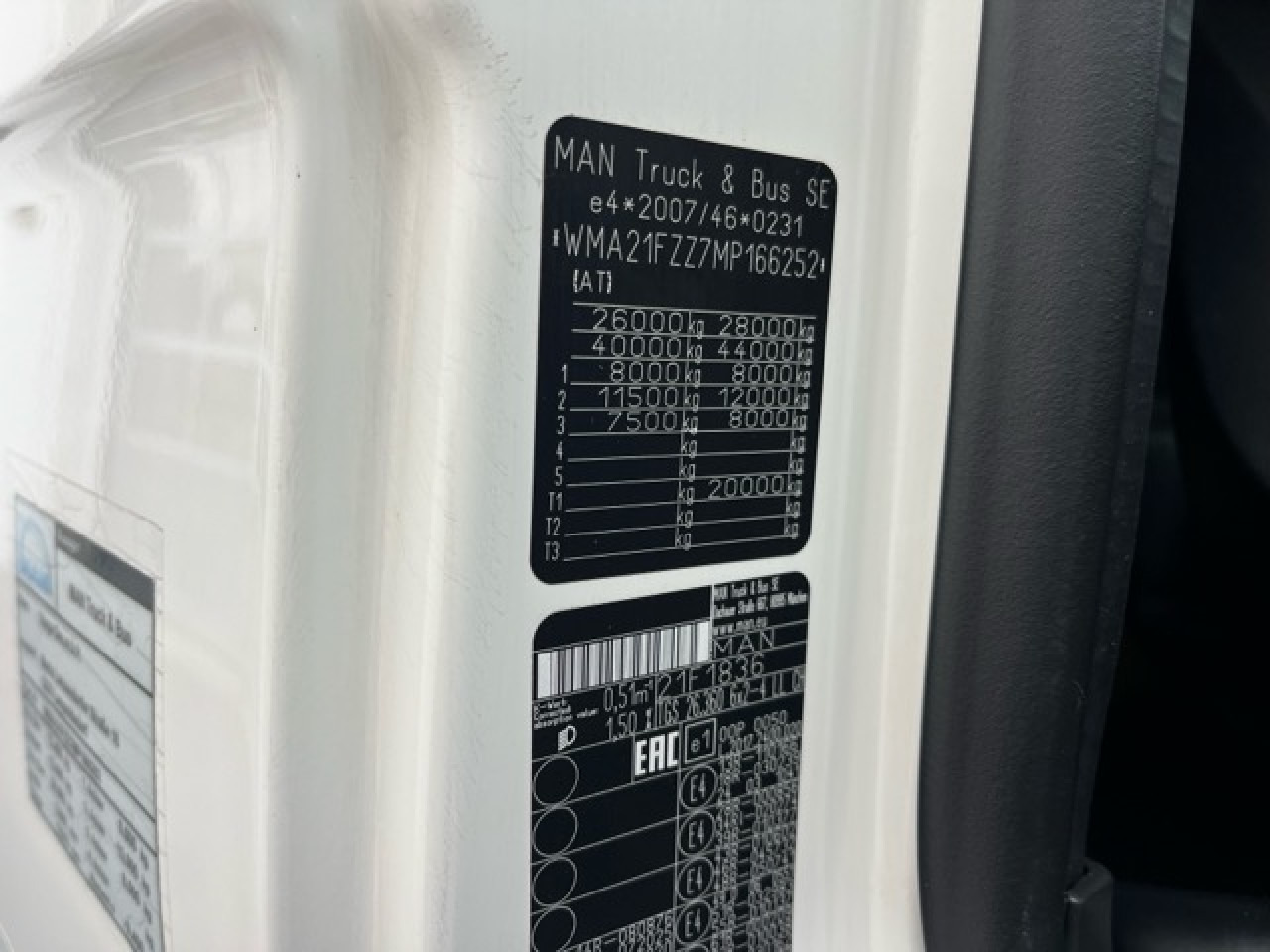 MAN TGS 26.360 6x2-4 LL Euro6 Klima AHK Luftfeder - Chassi lastbil: bild 5 MAN TGS 26.360 6x2-4 LL Euro6 Klima AHK Luftfeder - Chassi lastbil: bild 5