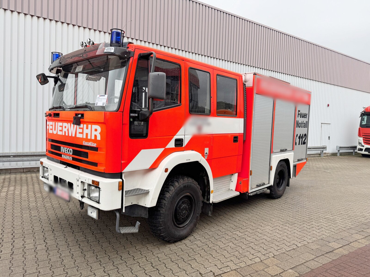 FF 95 E 18 4x4 Doka, LF 8/6 FF 95 E 18 4x4 Doka, Euro Fire, LF 8/6 Feuerwehr - Släck/ Räddningsvagn: bild 1 FF 95 E 18 4x4 Doka, LF 8/6 FF 95 E 18 4x4 Doka, Euro Fire, LF 8/6 Feuerwehr - Släck/ Räddningsvagn: bild 1