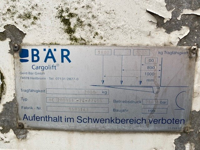 KA 18 ROHR 2-A-Kühlanhänger, LBW - Kylsläp: bild 5 KA 18 ROHR 2-A-Kühlanhänger, LBW - Kylsläp: bild 5