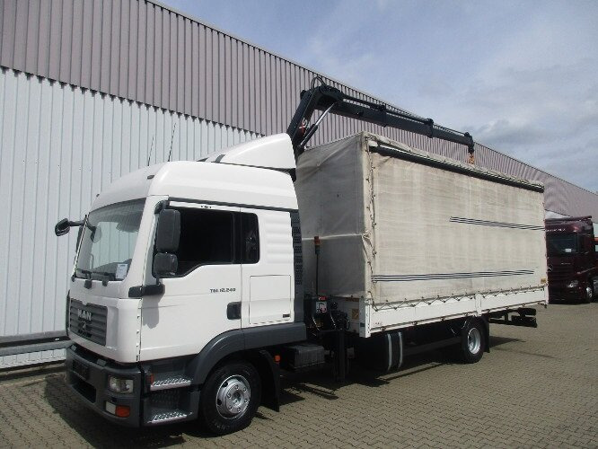 MAN TGL 12.240 BL 4x2 TGL 12.240BL 4x2, mit Kran Hiab 088 mit Funk - Kranbil, Kapellbil: bild 1 MAN TGL 12.240 BL 4x2 TGL 12.240BL 4x2, mit Kran Hiab 088 mit Funk - Kranbil, Kapellbil: bild 1