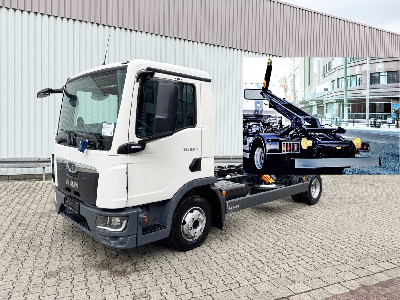 MAN TGL 8.160 4x2 BL CH TGL 8.160 4x2 BL CH, City-Abroller - Lastväxlare lastbil: bild 1 MAN TGL 8.160 4x2 BL CH TGL 8.160 4x2 BL CH, City-Abroller - Lastväxlare lastbil: bild 1