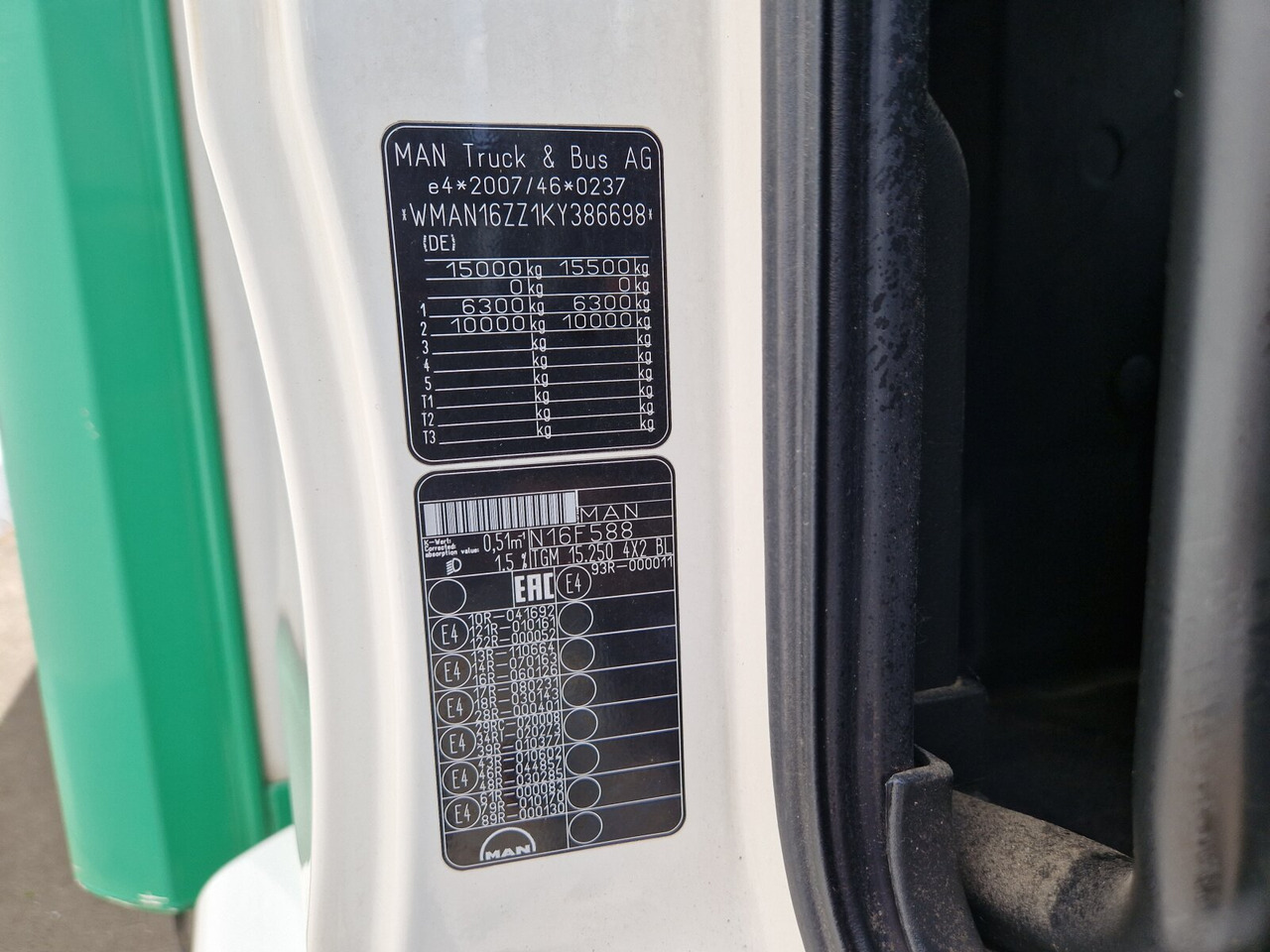 MAN TGM 15.250/340 4X2 BL TGM 15.250/340 4X2 BL, Tiefkühlkoffer, Thermoking, Rolltor, unterfaltbare Dhollandia LBW - Kylbil lastbil: bild 4 MAN TGM 15.250/340 4X2 BL TGM 15.250/340 4X2 BL, Tiefkühlkoffer, Thermoking, Rolltor, unterfaltbare Dhollandia LBW - Kylbil lastbil: bild 4