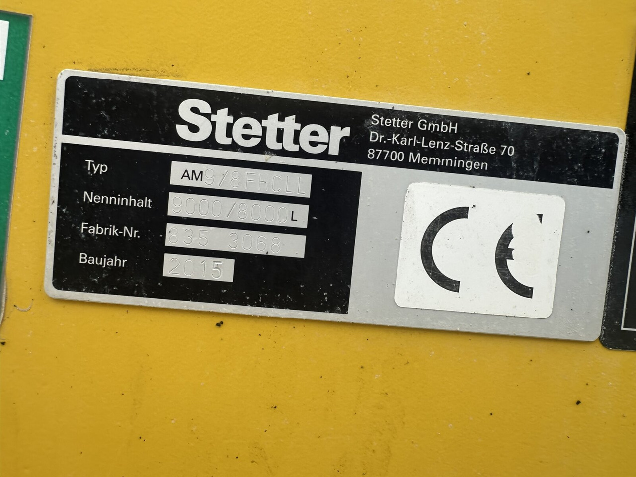 MAN TGS 32.400 8X4 BB TGS 32.400 8x4 BB, Stetter ca. 9m³ - Betongbil: bild 5 MAN TGS 32.400 8X4 BB TGS 32.400 8x4 BB, Stetter ca. 9m³ - Betongbil: bild 5