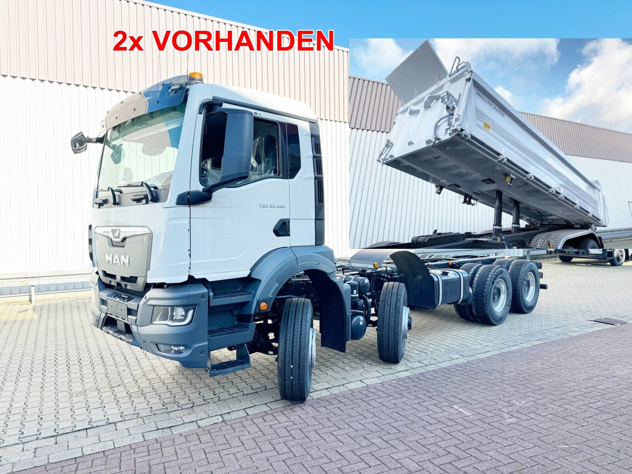 MAN TGS 35.480 8x6H BL CH TGS 35.480 8x6H BL CH, HydroDrive, Navi, Meiller 3-Seiten Kipper - Tippbil lastbil: bild 1 MAN TGS 35.480 8x6H BL CH TGS 35.480 8x6H BL CH, HydroDrive, Navi, Meiller 3-Seiten Kipper - Tippbil lastbil: bild 1