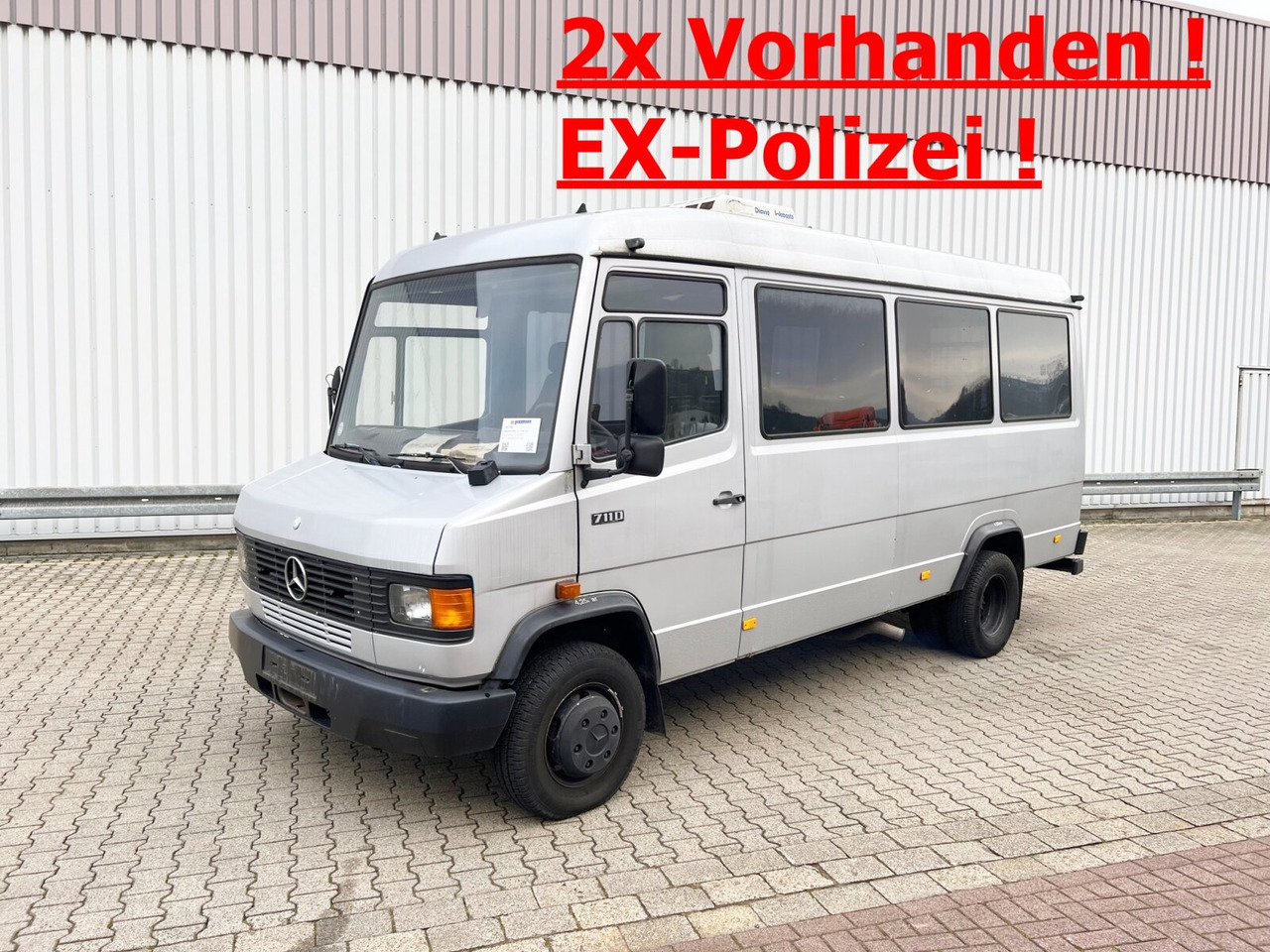 Mercedes-Benz 711 D-KA 4x2 711 D-KA 4x2, Standklima, 11-Sitze, 2 x on stock - Minibuss, Persontransport: bild 1 Mercedes-Benz 711 D-KA 4x2 711 D-KA 4x2, Standklima, 11-Sitze, 2 x on stock - Minibuss, Persontransport: bild 1
