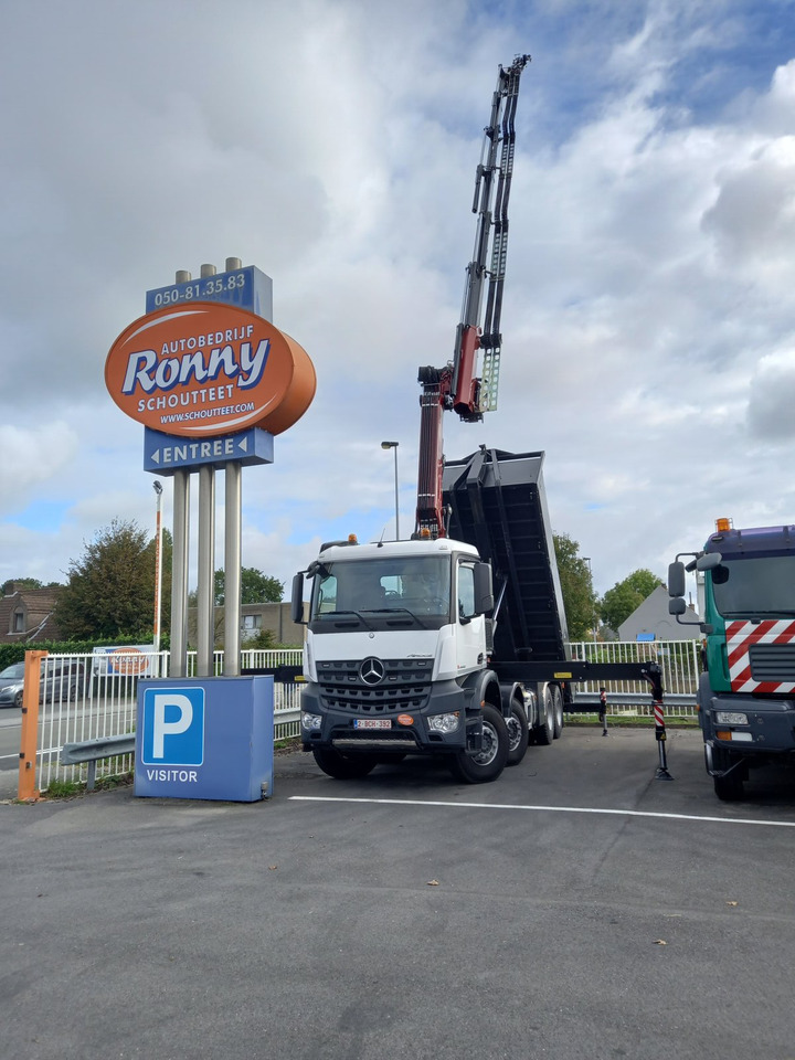 Mercedes-Benz - AROCS 4142 K 8x4 - Liftdumper lastbil, Kranbil: bild 1 Mercedes-Benz - AROCS 4142 K 8x4 - Liftdumper lastbil, Kranbil: bild 1