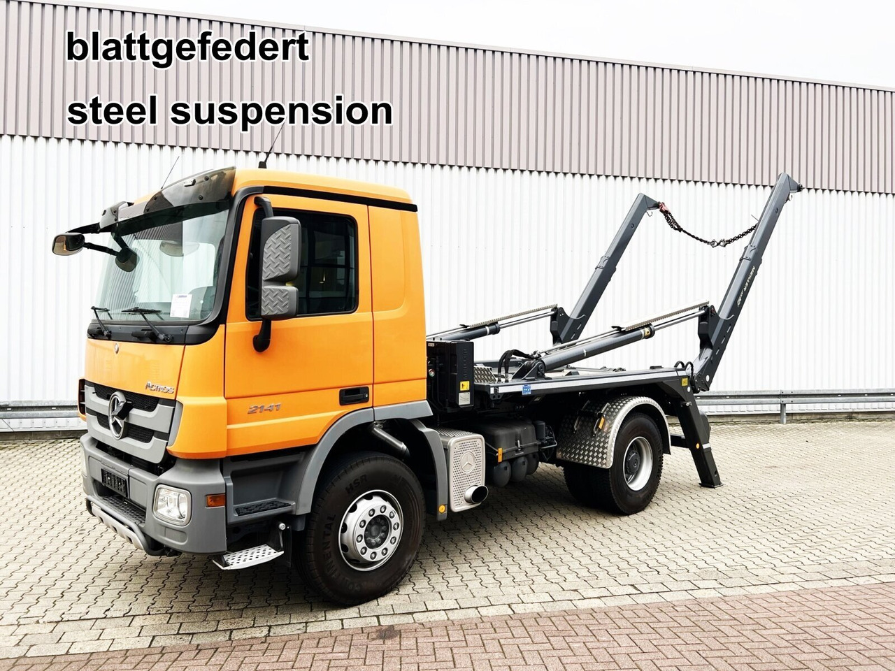 Mercedes-Benz Actros 2141 K 4x2 Actros 2141 K 4x2, Tele-Absetzer - Liftdumper lastbil: bild 1 Mercedes-Benz Actros 2141 K 4x2 Actros 2141 K 4x2, Tele-Absetzer - Liftdumper lastbil: bild 1
