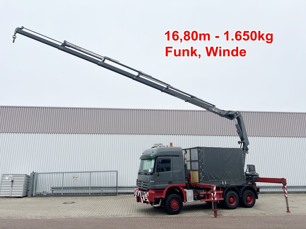 Mercedes-Benz Actros 3346 AK 6x6 Actros 3346 AK 6x6, 134t Anhängelast WSK, Heckkran Fassi F420AXP.26, Funk, Winde - Kranbil: bild 1 Mercedes-Benz Actros 3346 AK 6x6 Actros 3346 AK 6x6, 134t Anhängelast WSK, Heckkran Fassi F420AXP.26, Funk, Winde - Kranbil: bild 1