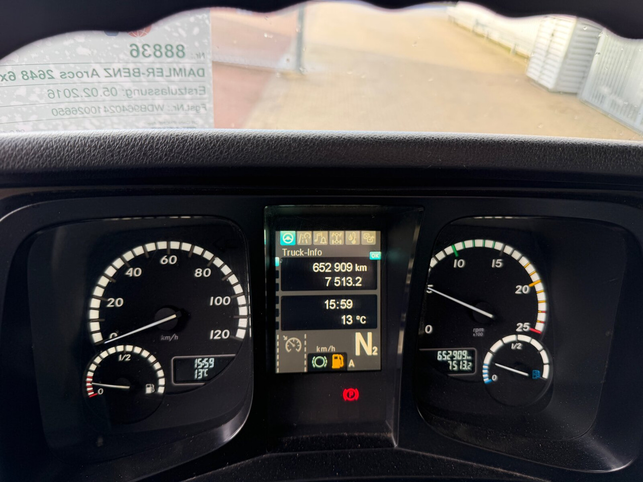 Leasa Mercedes-Benz Arocs 2648 6x4 Arocs 2648 6x4 mit Heckkran Epsilon M12Z83, Krankabine Mercedes-Benz Arocs 2648 6x4 Arocs 2648 6x4 mit Heckkran Epsilon M12Z83, Krankabine: bild 7