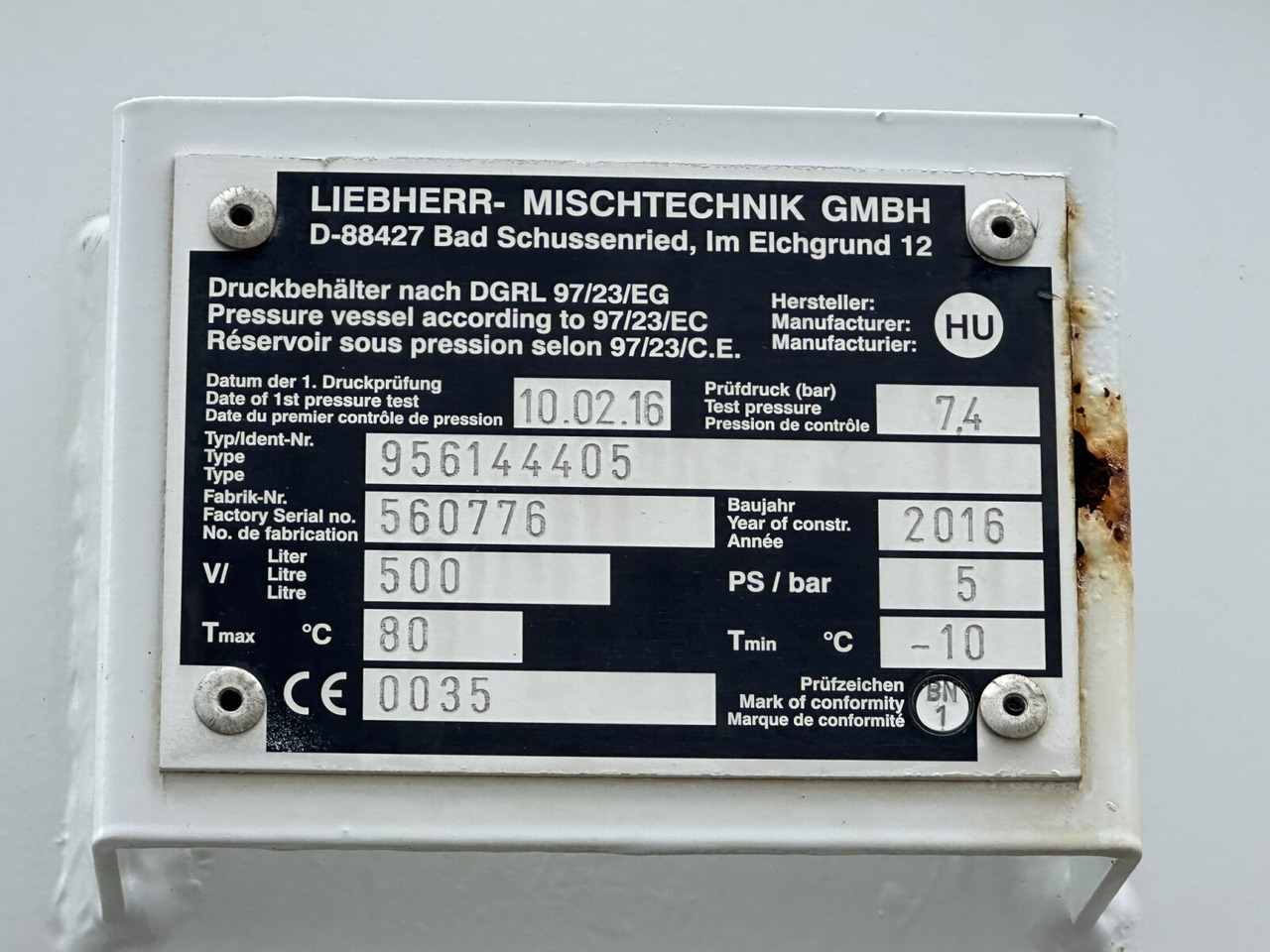 Mercedes-Benz Arocs 3251 8x4/4 Arocs 3251 8x4/4, Betonmischer Liebherr ca. 9m³ - Betongbil: bild 4 Mercedes-Benz Arocs 3251 8x4/4 Arocs 3251 8x4/4, Betonmischer Liebherr ca. 9m³ - Betongbil: bild 4