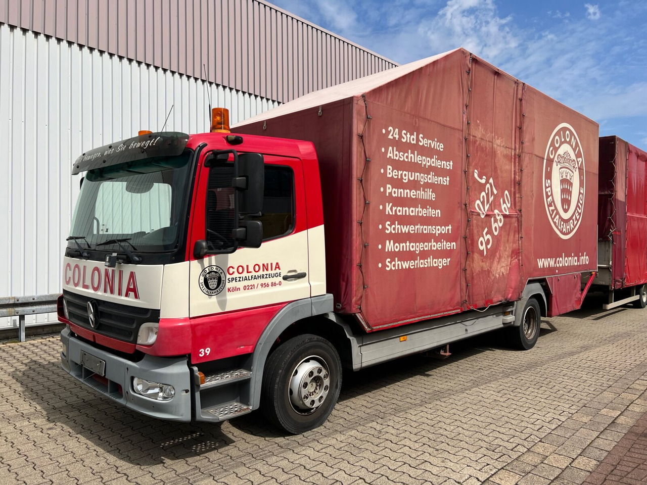 Mercedes-Benz Atego 1223 L 4x2 Atego 1223 L 4x2, Kompl. Zug, Lift- & Schiebeplateau, Funk - Biltransportbil lastbil: bild 1 Mercedes-Benz Atego 1223 L 4x2 Atego 1223 L 4x2, Kompl. Zug, Lift- & Schiebeplateau, Funk - Biltransportbil lastbil: bild 1