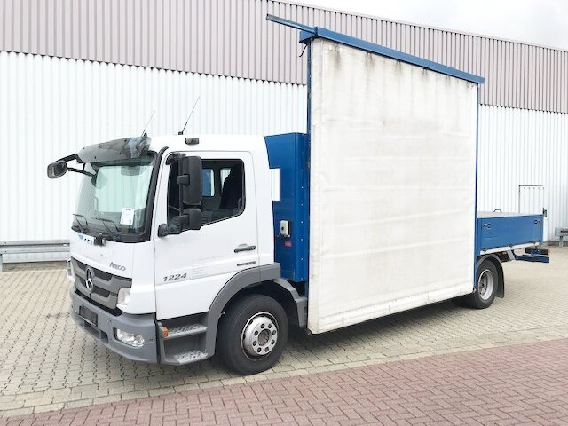 Flakbil, Kranbil Mercedes-Benz Atego 1224 L 4x2 Atego 1224 L 4x2 Glastransporter, gegen Aufpreis Heckkran Fassi F95A21: bild 7