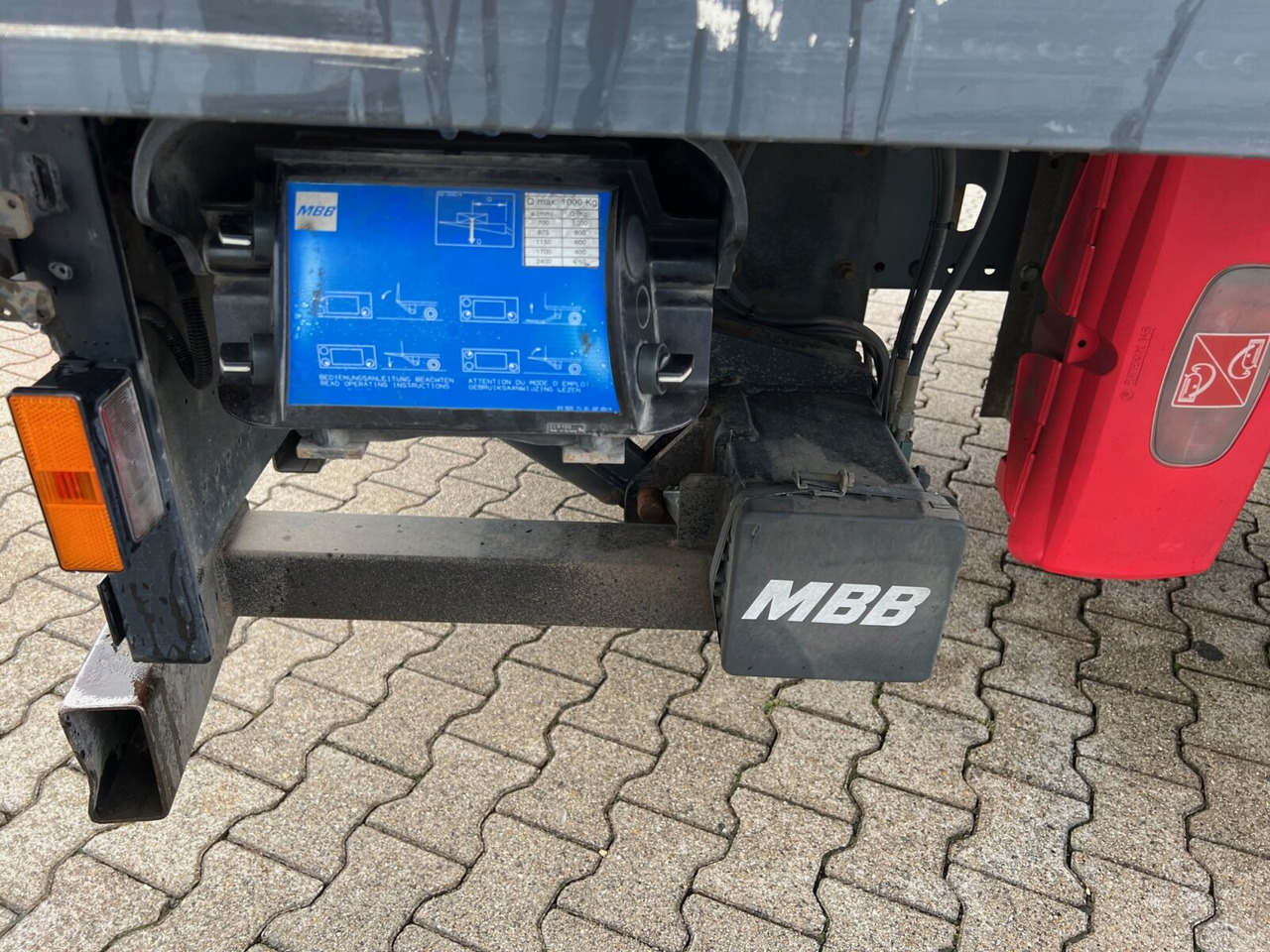 Lastbil med skåp Mercedes-Benz Atego 818 L 4x2 Atego 818 L 4x2 mit MBB LBW, 4x Vorhanden!: bild 9