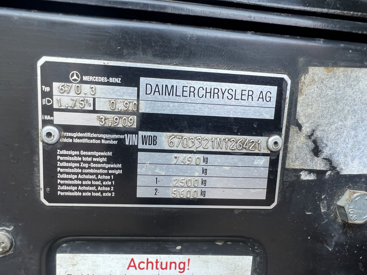 Mercedes-Benz Vario 816 D 4x2 Doka Vario 816 D 4x2 Doka, 2x AHK, Meiller Kipper - Tippbil lastbil: bild 5 Mercedes-Benz Vario 816 D 4x2 Doka Vario 816 D 4x2 Doka, 2x AHK, Meiller Kipper - Tippbil lastbil: bild 5