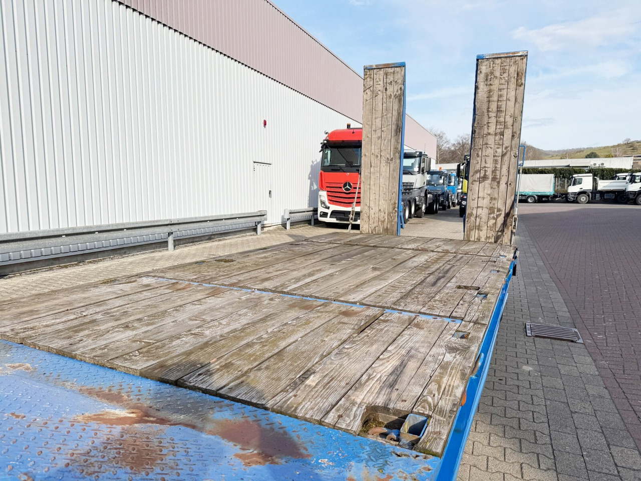 Låg lastare trailer för transportering tunga maskiner T2 T2: bild 9