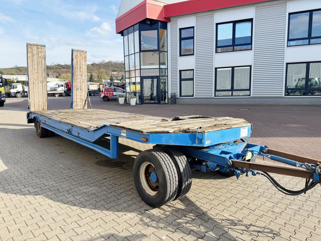 Låg lastare trailer för transportering tunga maskiner T2 T2: bild 8