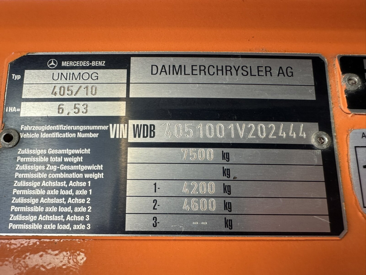 Unimog U300 405/10 4x4 U300 405/10 4x4, Kommunalhydraulik, Frontzapfwelle, Kipper - Transportbil: bild 5 Unimog U300 405/10 4x4 U300 405/10 4x4, Kommunalhydraulik, Frontzapfwelle, Kipper - Transportbil: bild 5