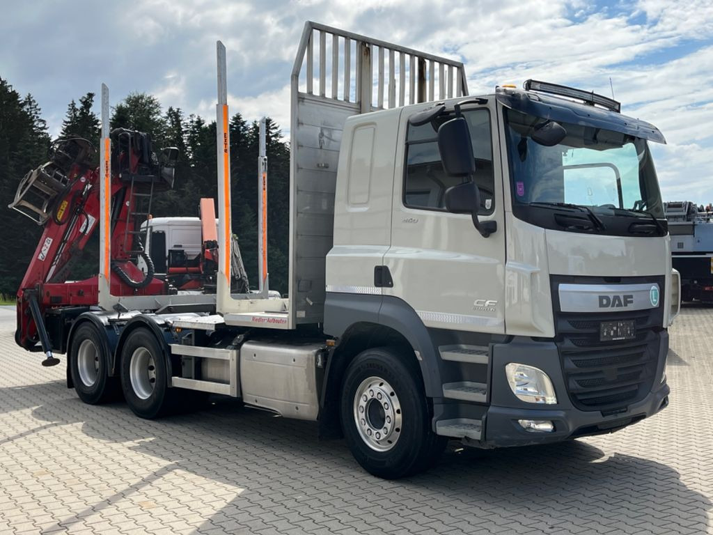 DAF CF 460 6x4 mit Riedler Holzaufb. Penz Kran 12Z DAF CF 460 6x4 mit Riedler Holzaufb. Penz Kran 12Z - Timmerbil, Kranbil: bild 2 DAF CF 460 6x4 mit Riedler Holzaufb. Penz Kran 12Z DAF CF 460 6x4 mit Riedler Holzaufb. Penz Kran 12Z - Timmerbil, Kranbil: bild 2