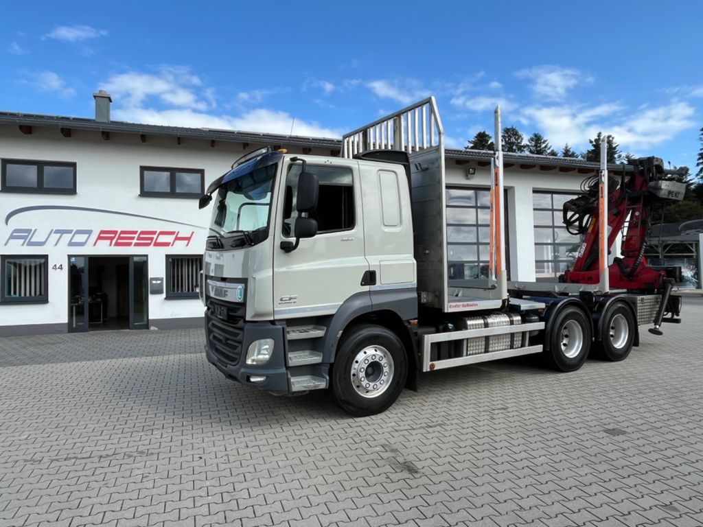 DAF CF 460 6x4 mit Riedler Holzaufb. Penz Kran 12Z  - Timmerbil, Kranbil: bild 3 DAF CF 460 6x4 mit Riedler Holzaufb. Penz Kran 12Z  - Timmerbil, Kranbil: bild 3