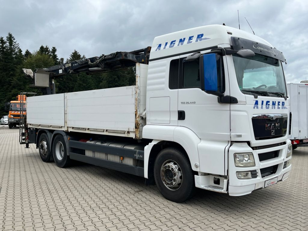 MAN TGS 26.440 Baustoff mit HIAB XS 166 Kran MAN TGS 26.440 Baustoff mit HIAB XS 166 Kran - Flakbil, Kranbil: bild 5 MAN TGS 26.440 Baustoff mit HIAB XS 166 Kran MAN TGS 26.440 Baustoff mit HIAB XS 166 Kran - Flakbil, Kranbil: bild 5