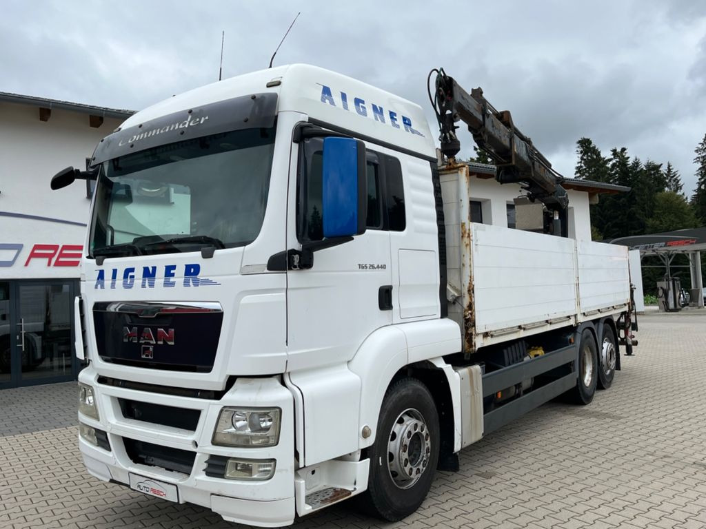 MAN TGS 26.440 Baustoff mit HIAB XS 166 Kran MAN TGS 26.440 Baustoff mit HIAB XS 166 Kran - Flakbil, Kranbil: bild 3 MAN TGS 26.440 Baustoff mit HIAB XS 166 Kran MAN TGS 26.440 Baustoff mit HIAB XS 166 Kran - Flakbil, Kranbil: bild 3
